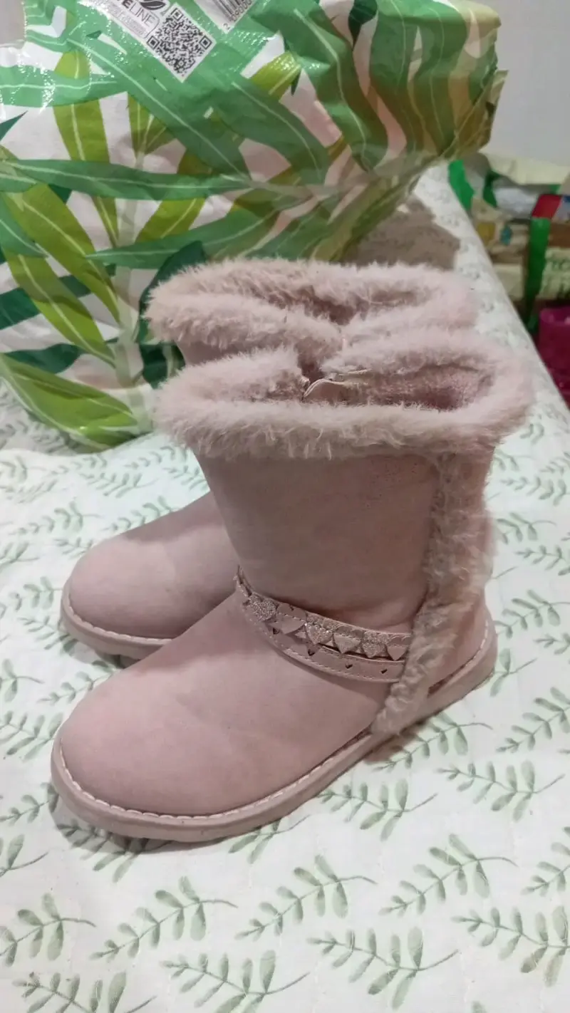 Botas Limonads rosa con forro interior - 5