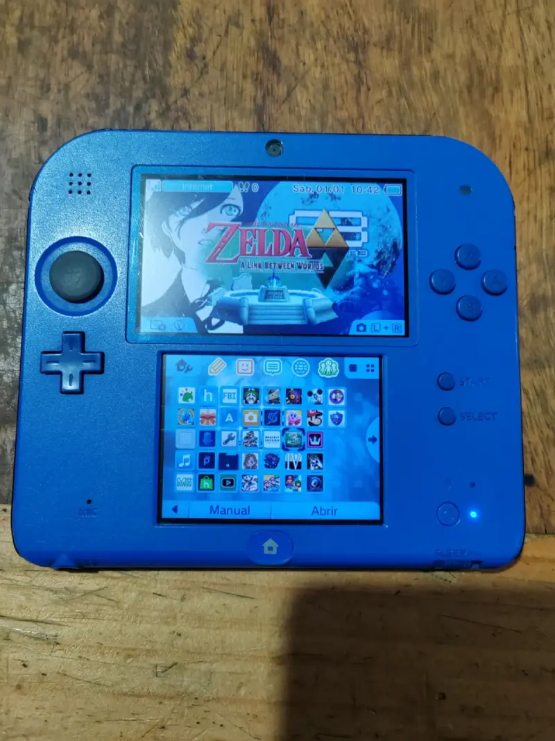 Consola portátil azul Nintendo 2DS - 1