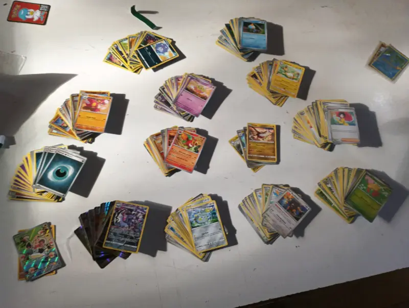 Set de cartas coleccionables