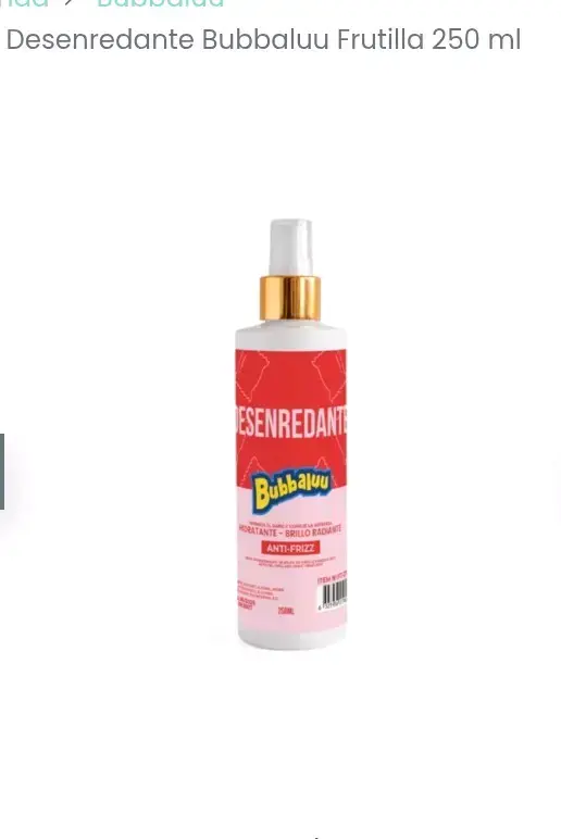 Desenredante Bubbaluu Frutilla 250 ml