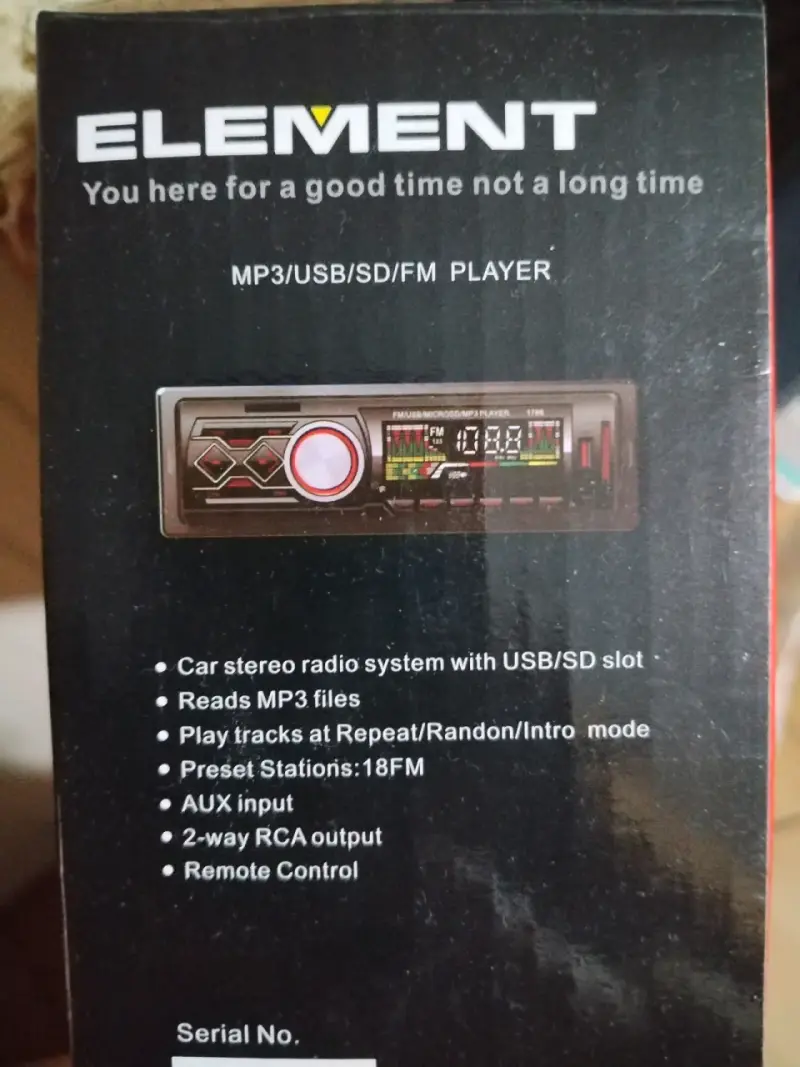 Radio de auto Element nueva - 3