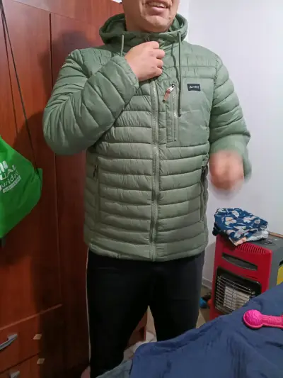 Parka aussie verde hombre - miniatura 1