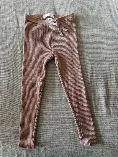 Calzas - pantalón Zara tejidos rosados talla 3-4 - miniatura 1