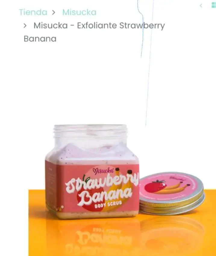 Exfoliante corporal fresa y banana - 1