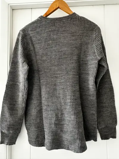 Suéter gris waffle H&M - XS - miniatura 3