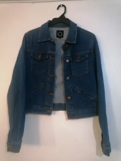 Chaqueta de mezclilla azul - miniatura 1