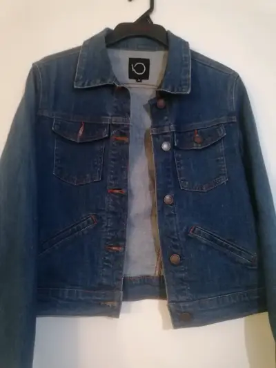 Chaqueta de mezclilla azul - miniatura 2