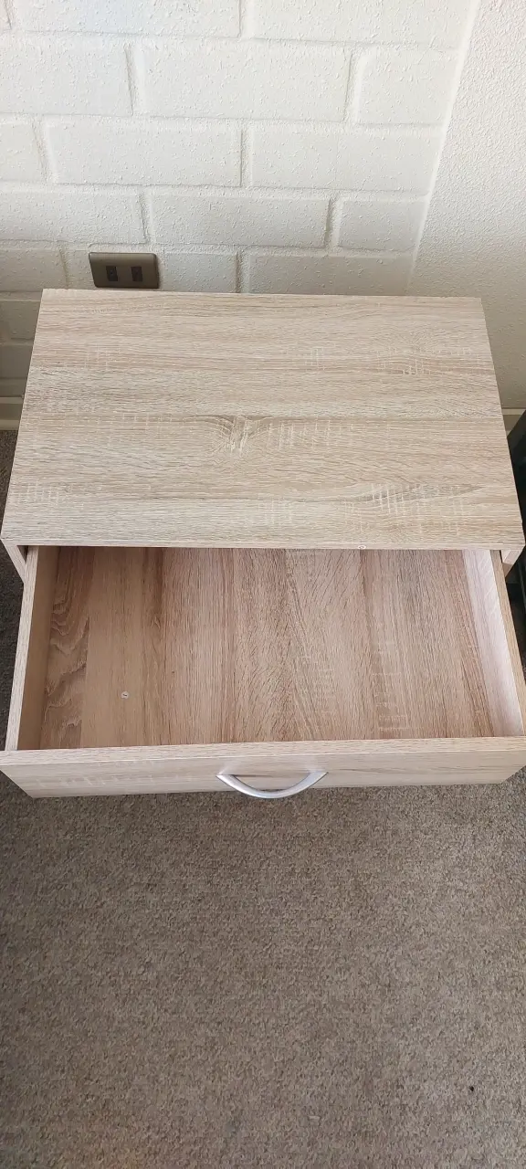 Cómoda de madera con 3 cajones - 3