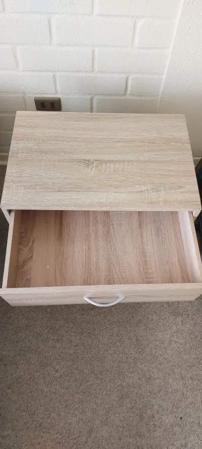 Cómoda de madera con 3 cajones - miniatura 3