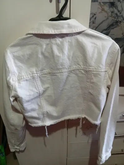 Chaqueta corta blanca Zara - miniatura 2