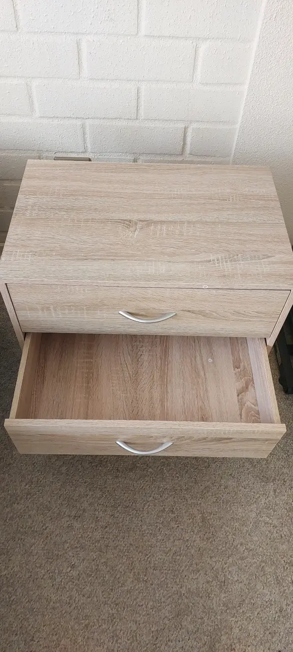 Cómoda de madera con 3 cajones - 4
