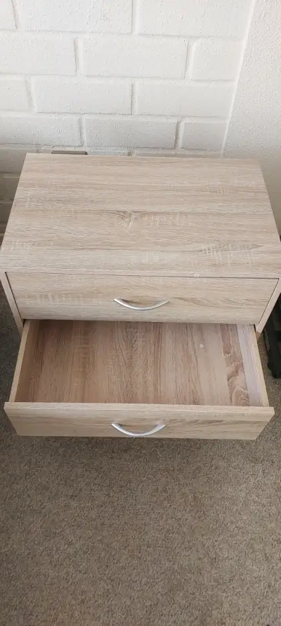 Cómoda de madera con 3 cajones - miniatura 4