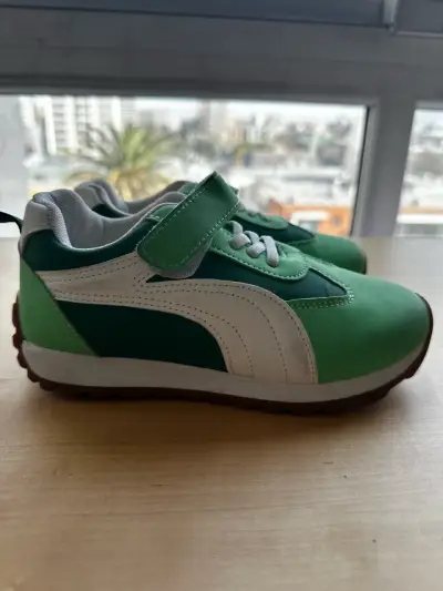 Zapatillas deportivas verdes niño 33 - miniatura 1