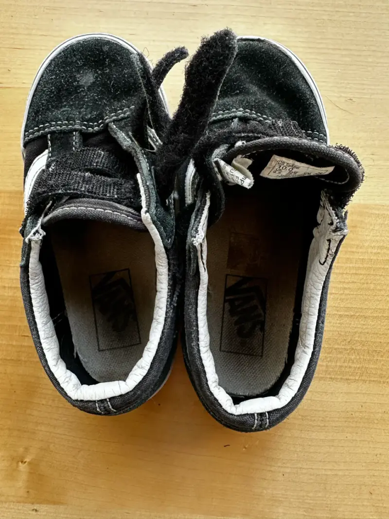 Zapatillas negras Vans usadas - 1