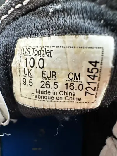 Zapatillas negras Vans usadas - miniatura 3