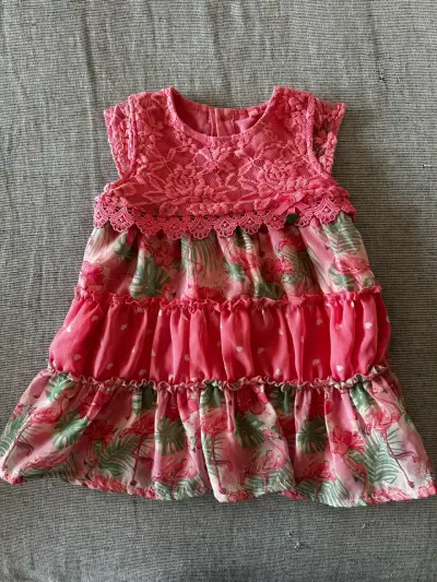Vestido de niña Limonada talla 12 meses - miniatura 1