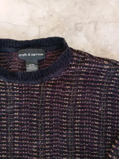 Suéter negro colores otoñales - miniatura 2