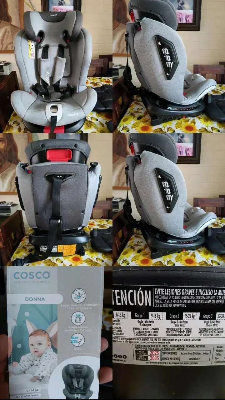 Silla de auto Cosco gris - 1