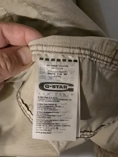Chaqueta beige G-Star Raw - miniatura 5
