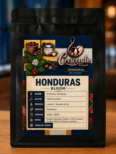 Café Crescendo Honduras El Paraíso Bloom 250gr - miniatura 1