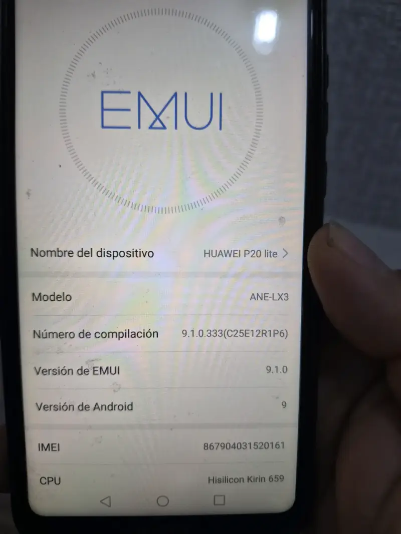 Smartphone Huawei p20lite - 2