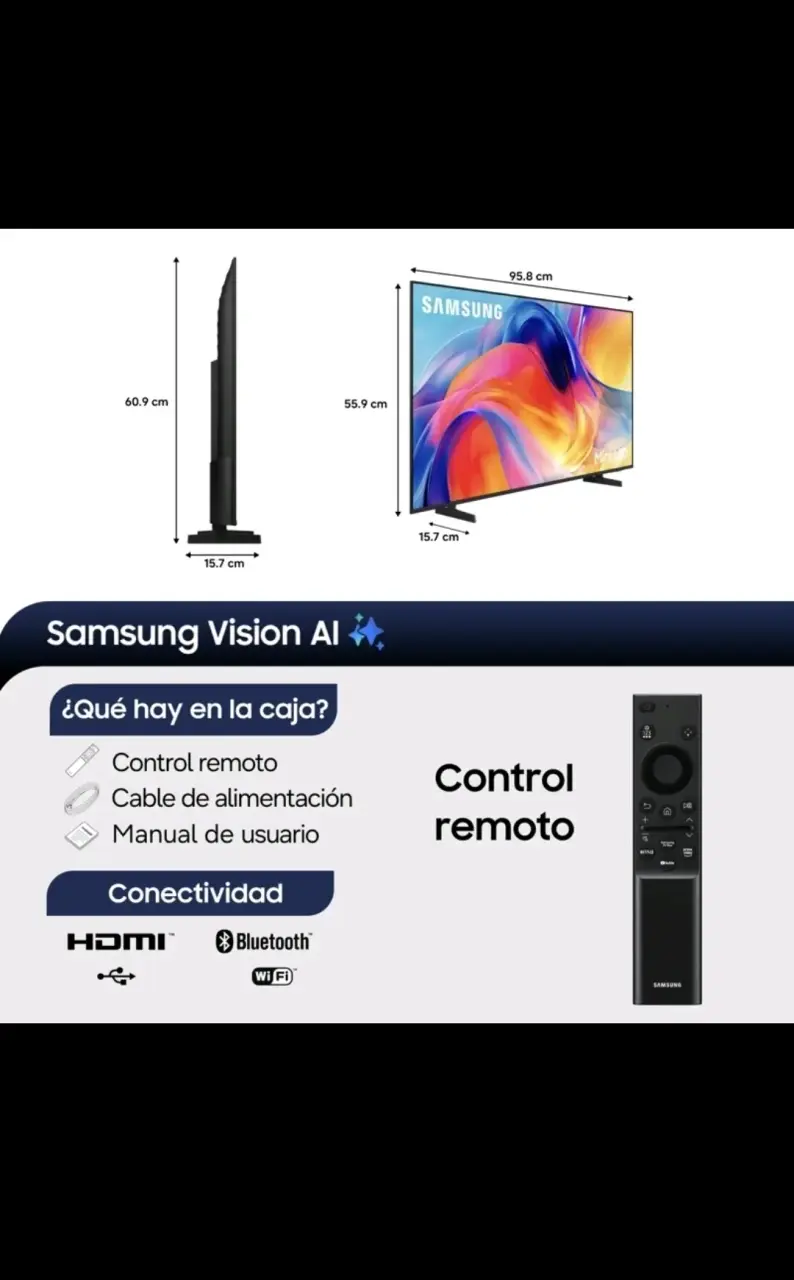 Smart Samsung MiniLed 43" M70H 4K Vision Ai✨️ - 5