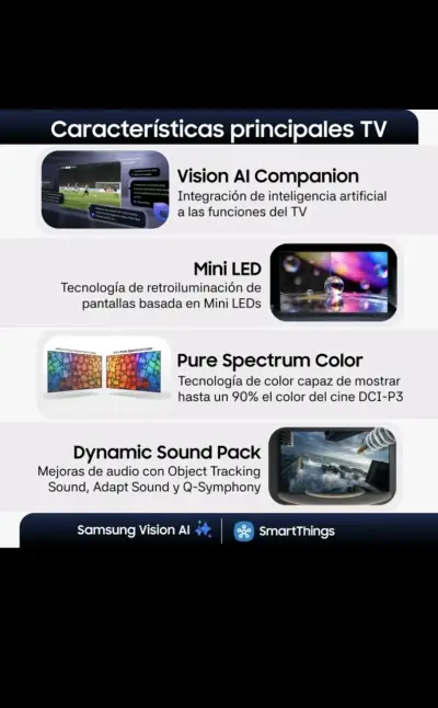 Smart Samsung MiniLed 43" M70H 4K Vision Ai✨️ - miniatura 6