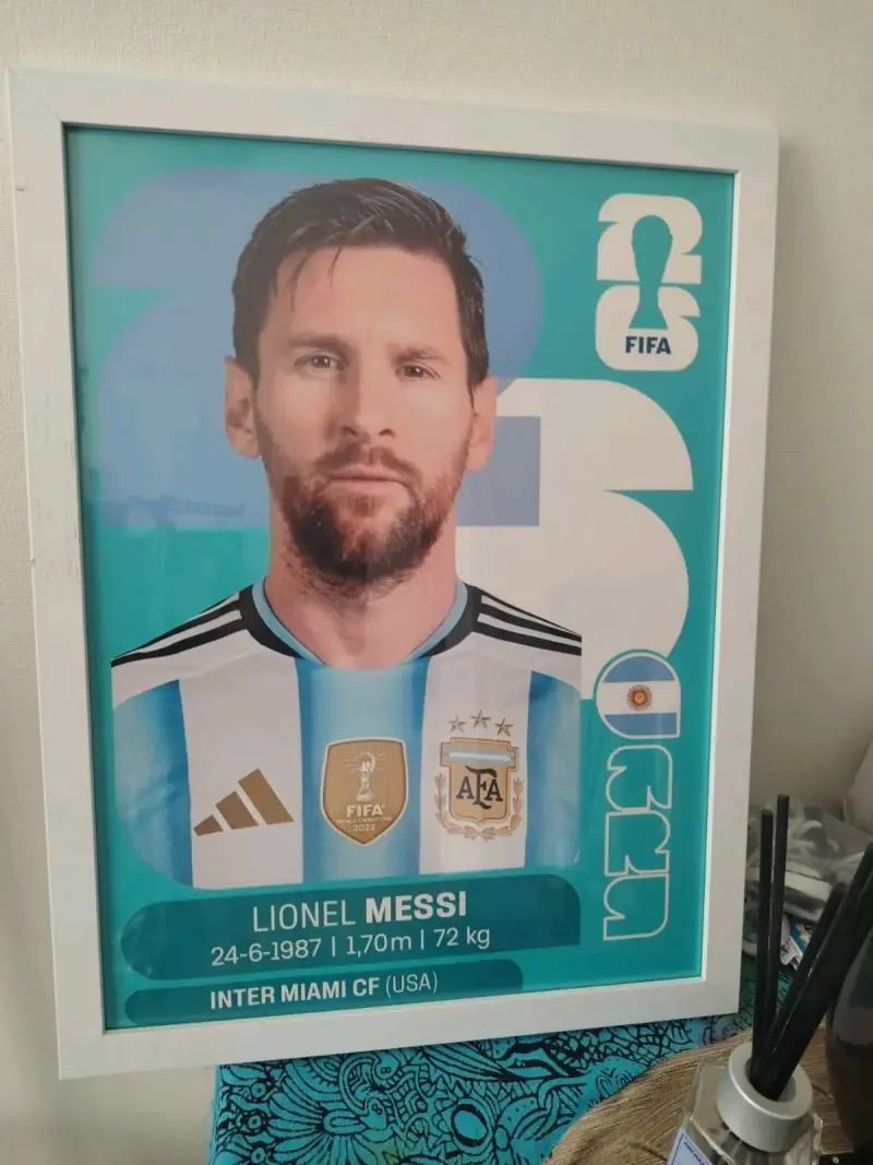 Cuadro poster fútbol enmarcado - 2