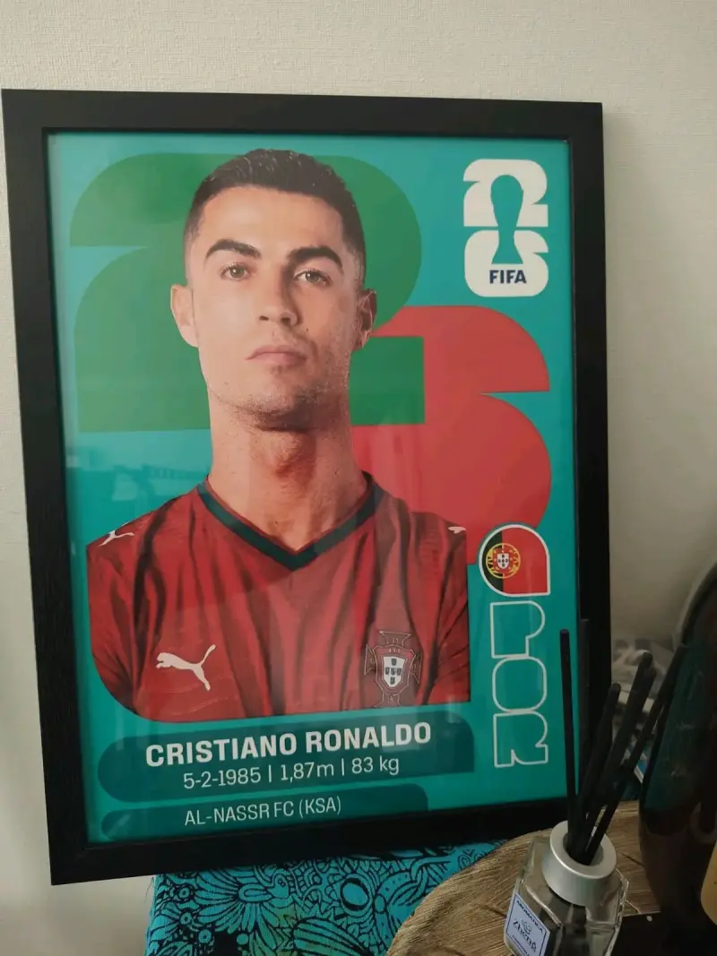 Cuadro poster fútbol enmarcado - 4