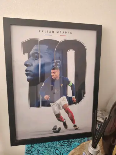 Cuadro poster fútbol enmarcado - miniatura 5