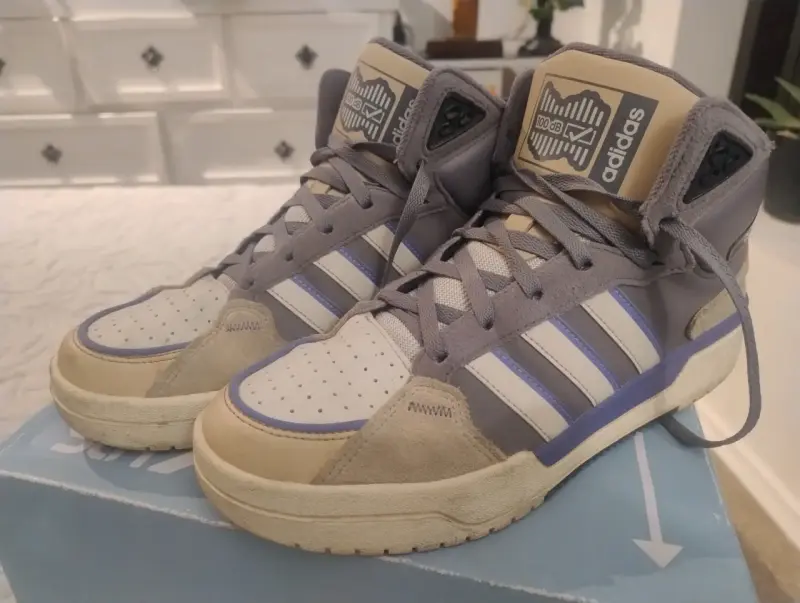 Zapatillas Adidas gris vintage - 1