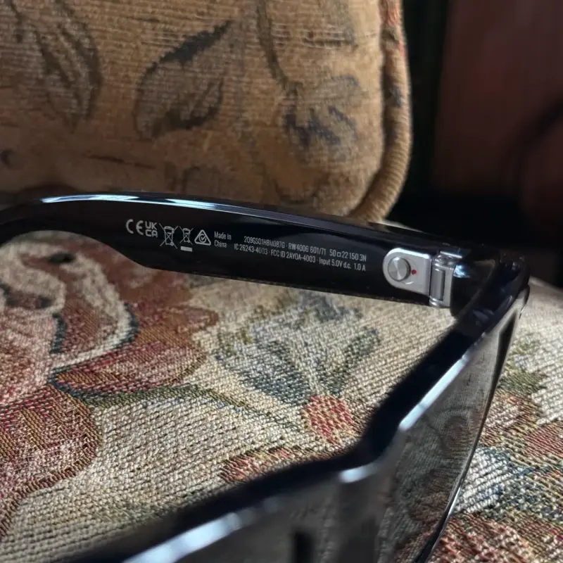 Lentes Ray-Ban Meta Wayfarer RW4006 Gen 1 - 3