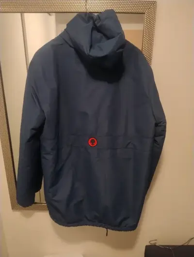 Parka azul con capucha Gravity - miniatura 2