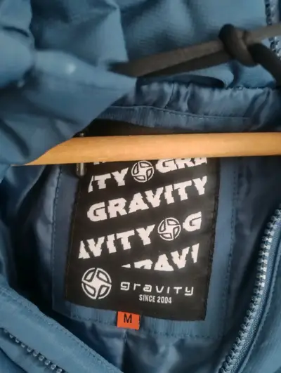 Parka azul con capucha Gravity - miniatura 3