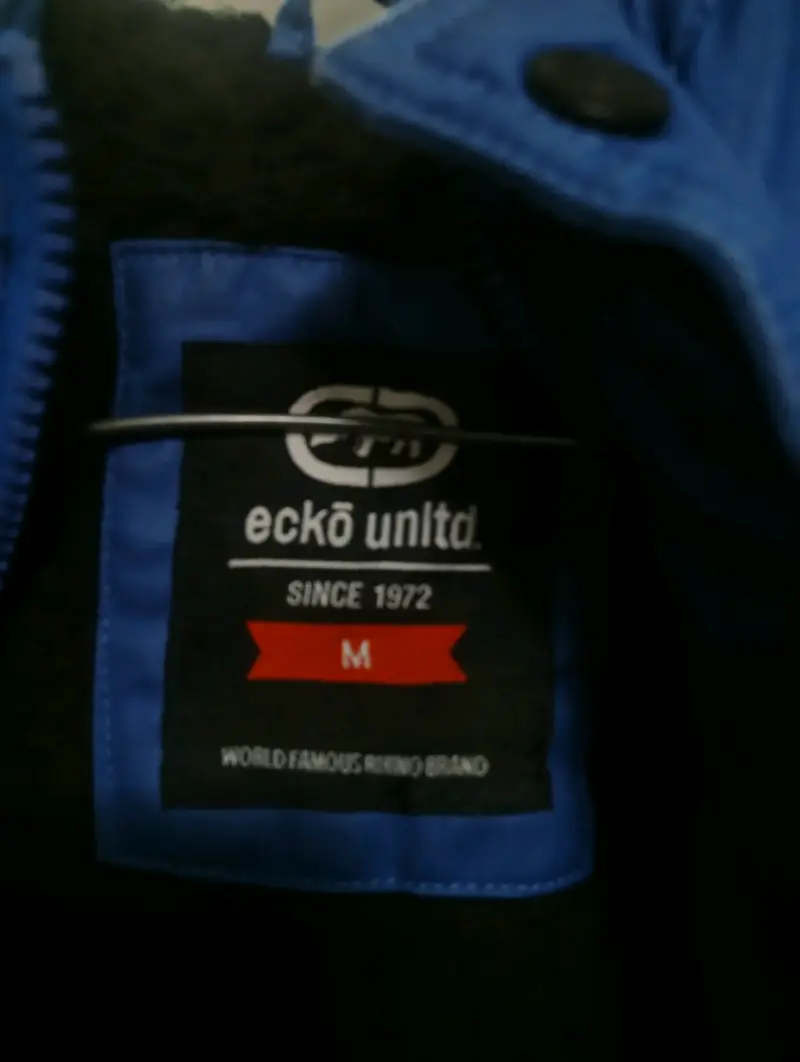 Parka azul con capucha Eckō - 4