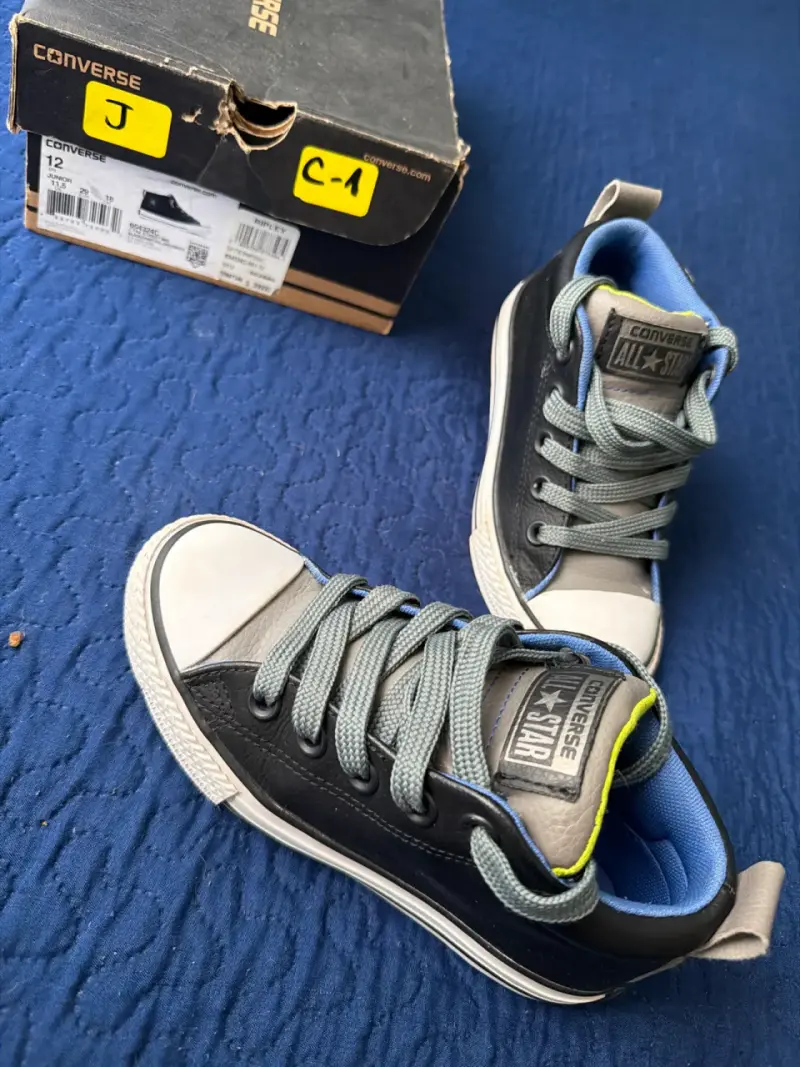 Zapatillas Converse negras nro 29 - 3
