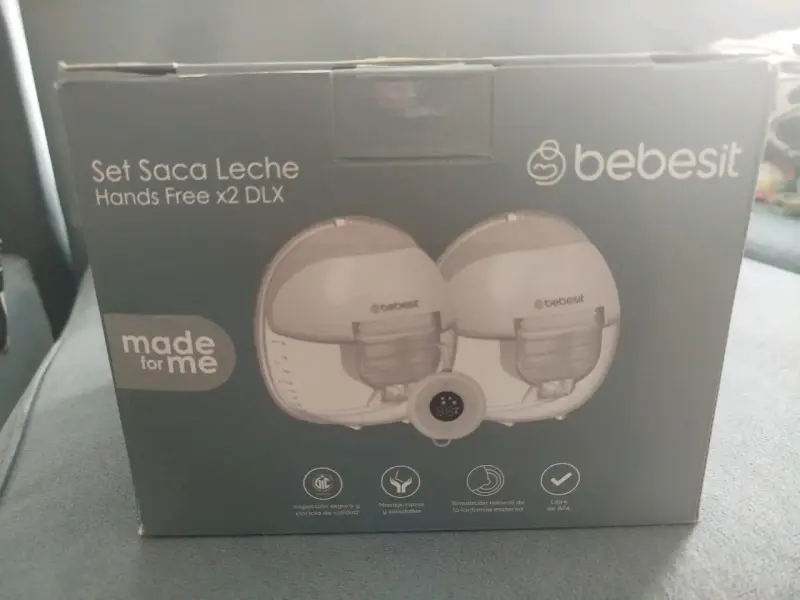 Bebesit extractor de leche doble , manos libres - 7