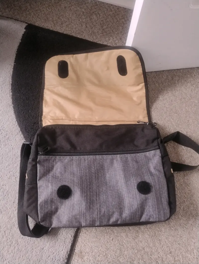 Bolso bandolera gris marca HEAD - 3