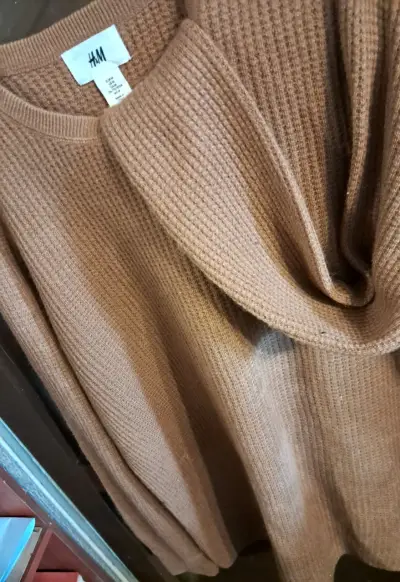 Sweater marrón H&M para hombre - miniatura 3