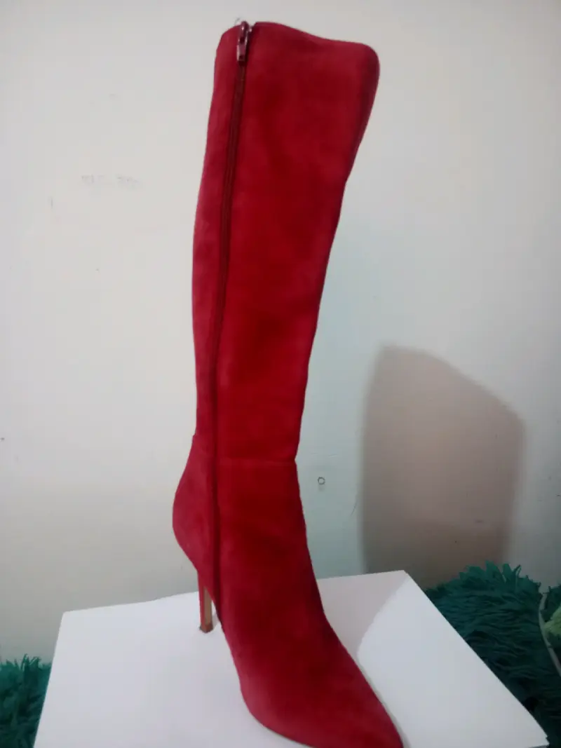 Botas rojas de taco alto marca Aldo - 1