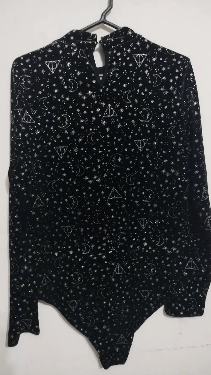 Body negro estampado esotérico - 2