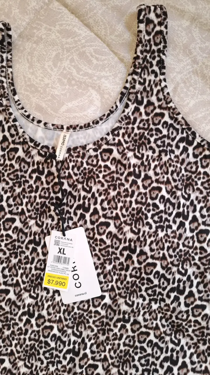 Vestido largo animal print - 2