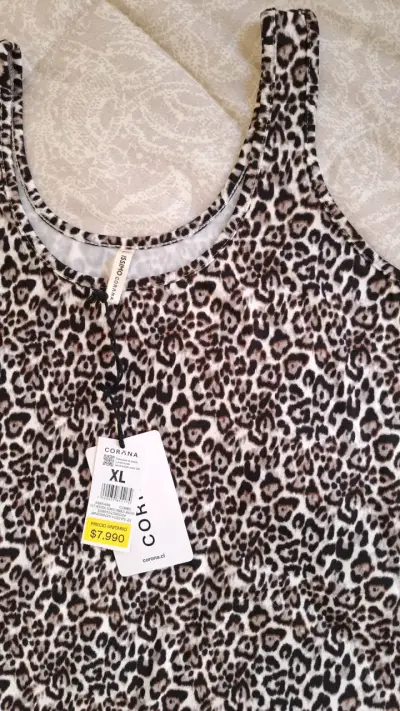Vestido largo animal print - miniatura 2