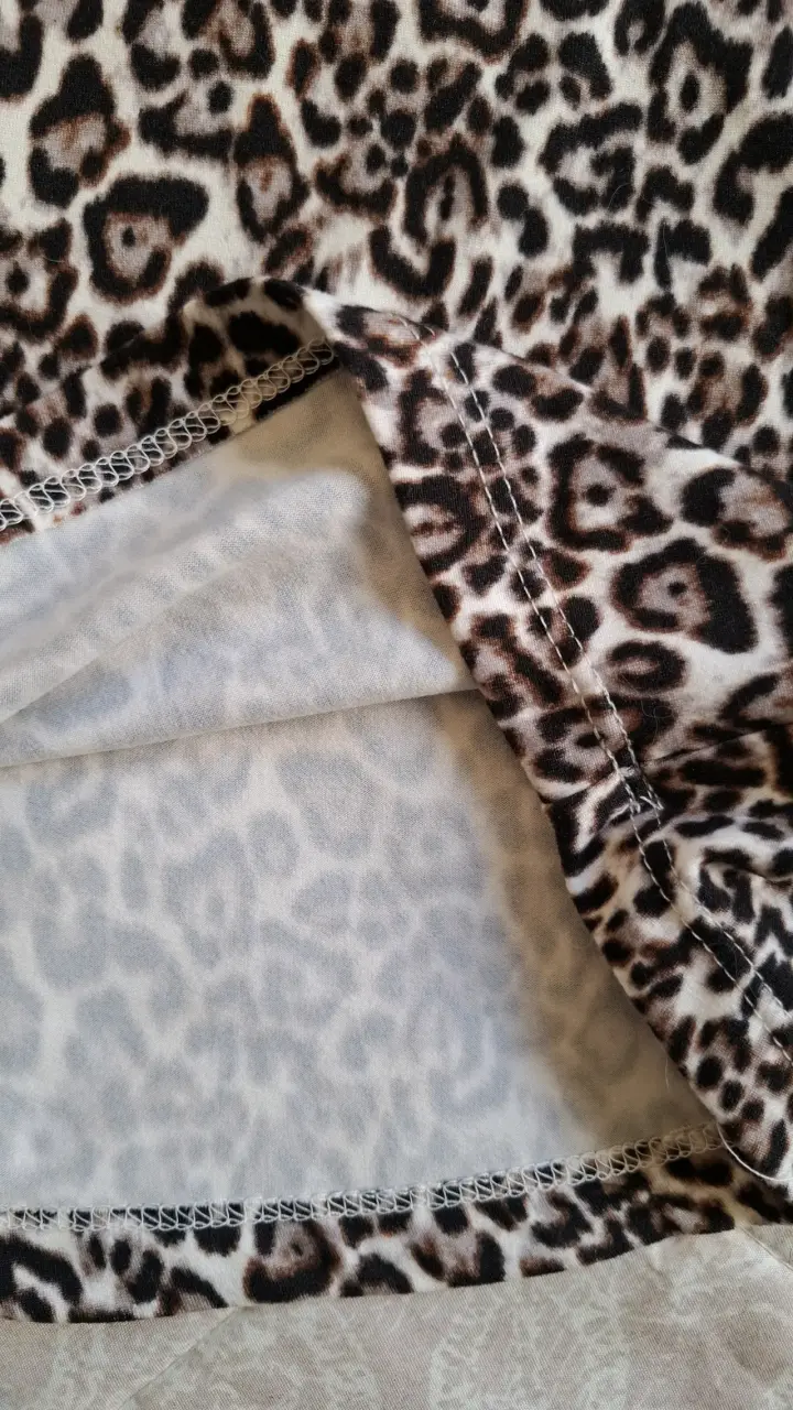 Vestido largo animal print - 3