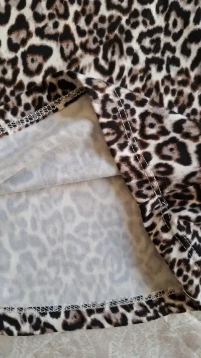 Vestido largo animal print - miniatura 3