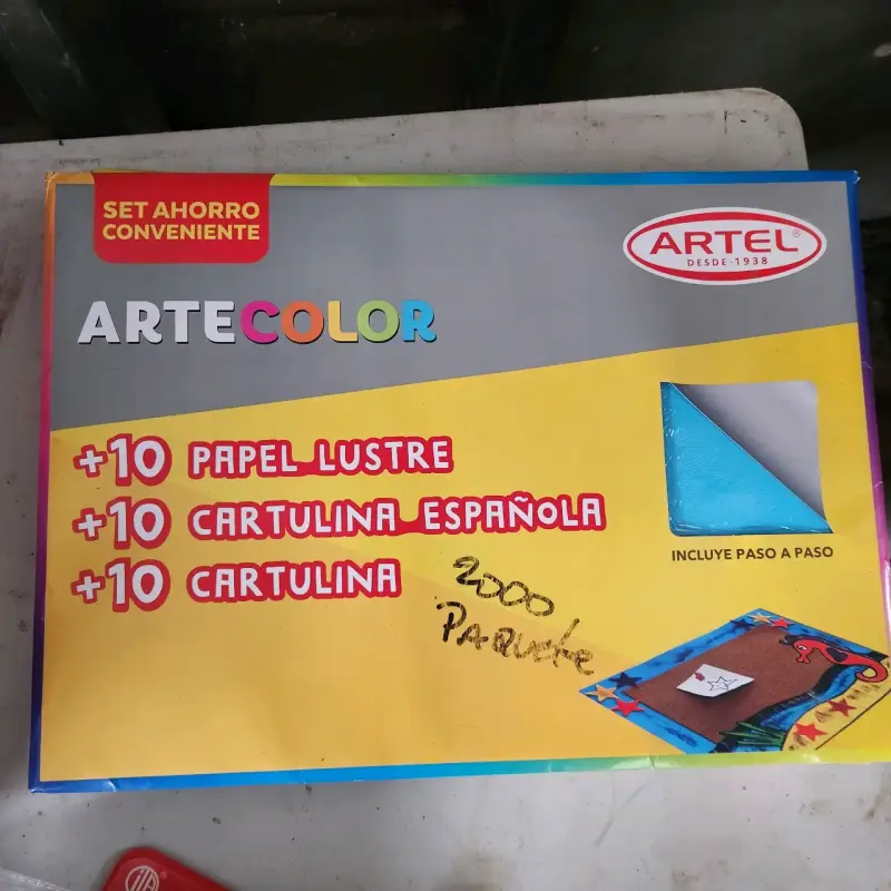 Set ArteColor papeles y cartulinas