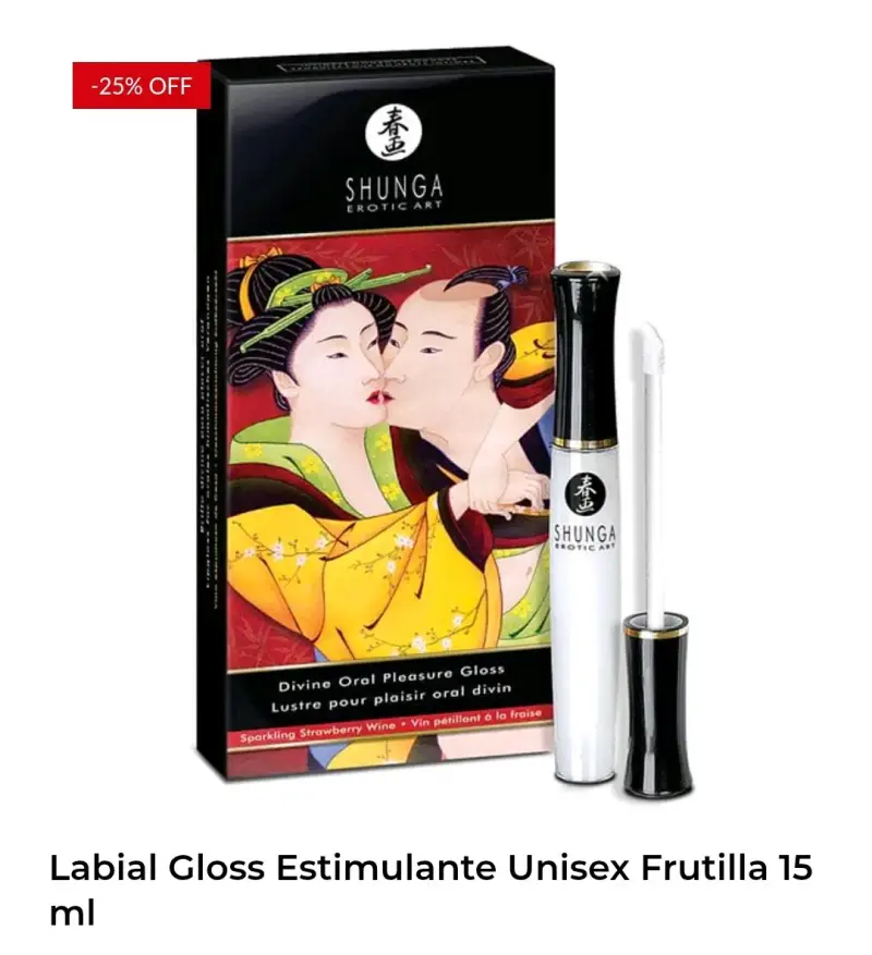 Gloss labial estimulante frutilla 15 ml