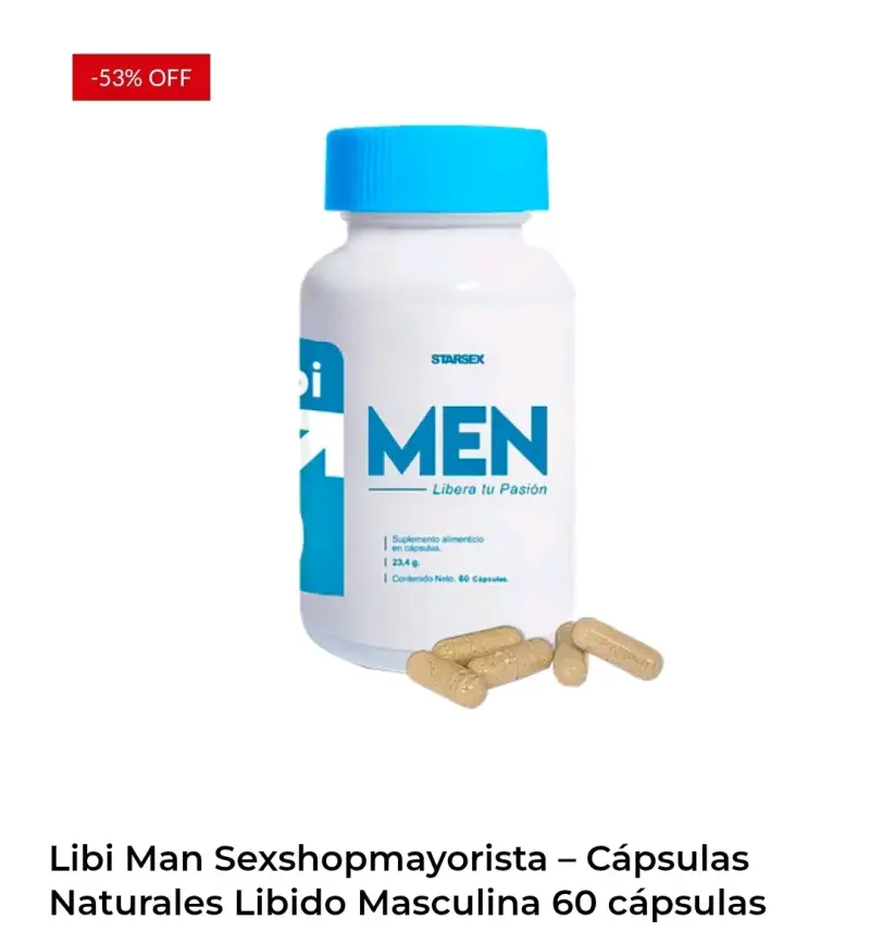 Cápsulas Libi Man 60 unidades