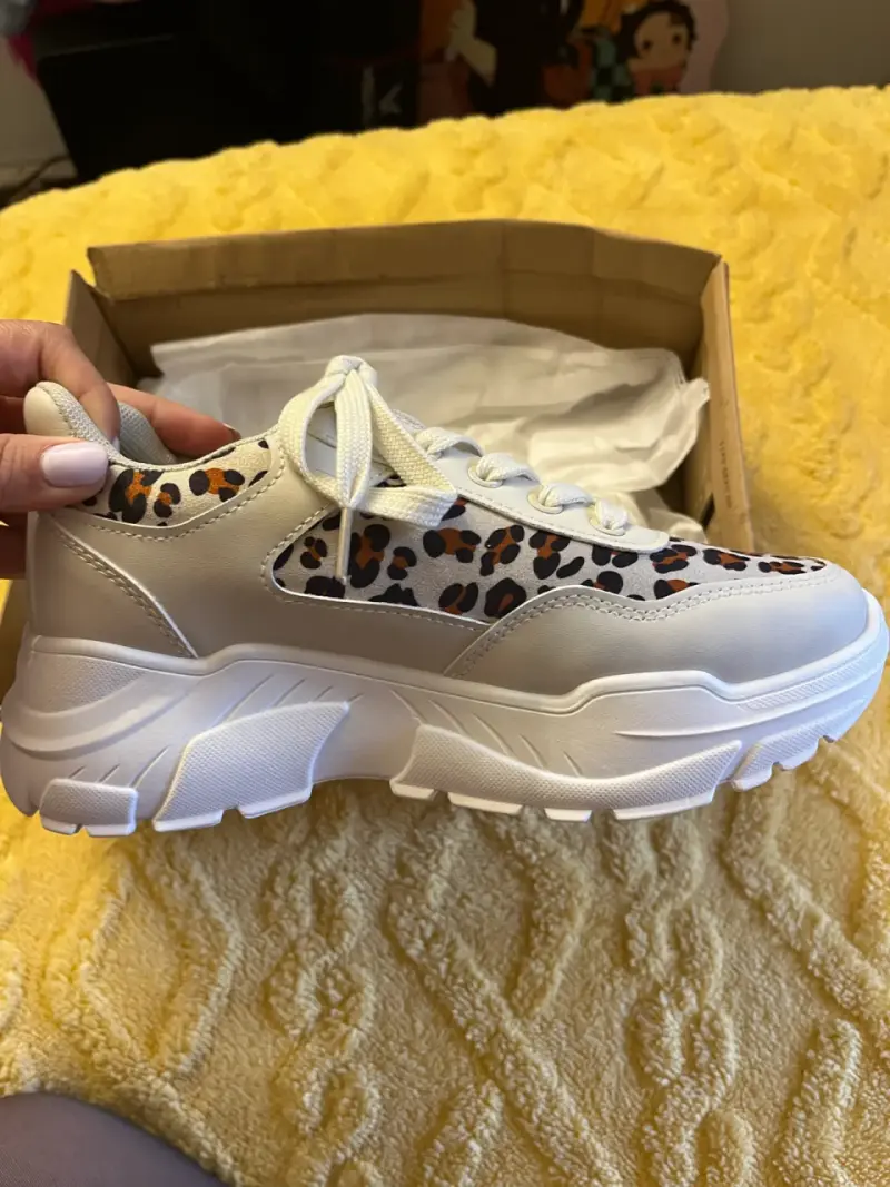 Zapatillas deportivas con diseño leopardo - 2
