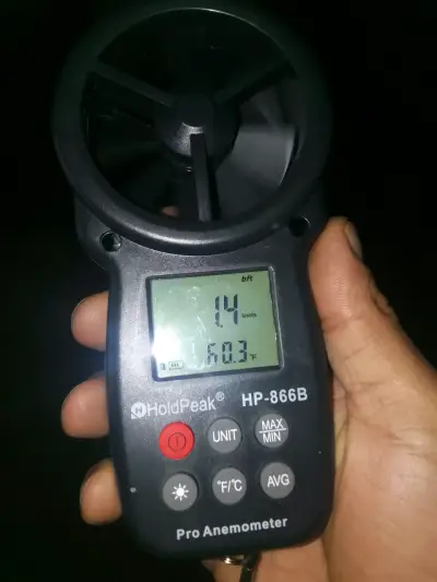 Anemómetro digital HoldPeak - miniatura 1